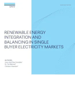 Renewable energy integration - white paper