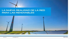 La nueva realidad de la red para las renovables webinar