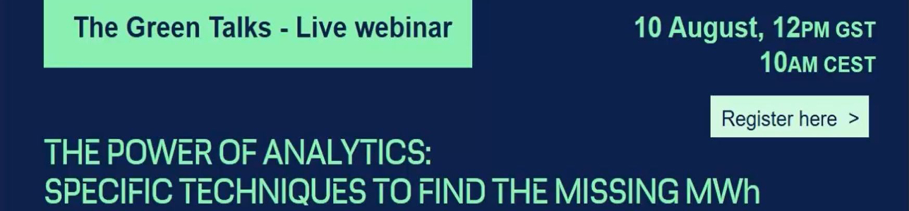 GPM Green Talks - S2E6 the power of data analytics part 2 webinar