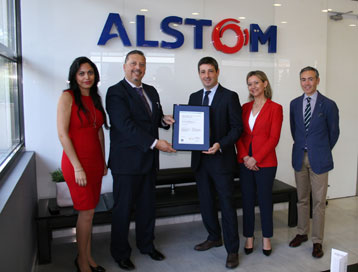 Entrega certificado en Alstom 358px