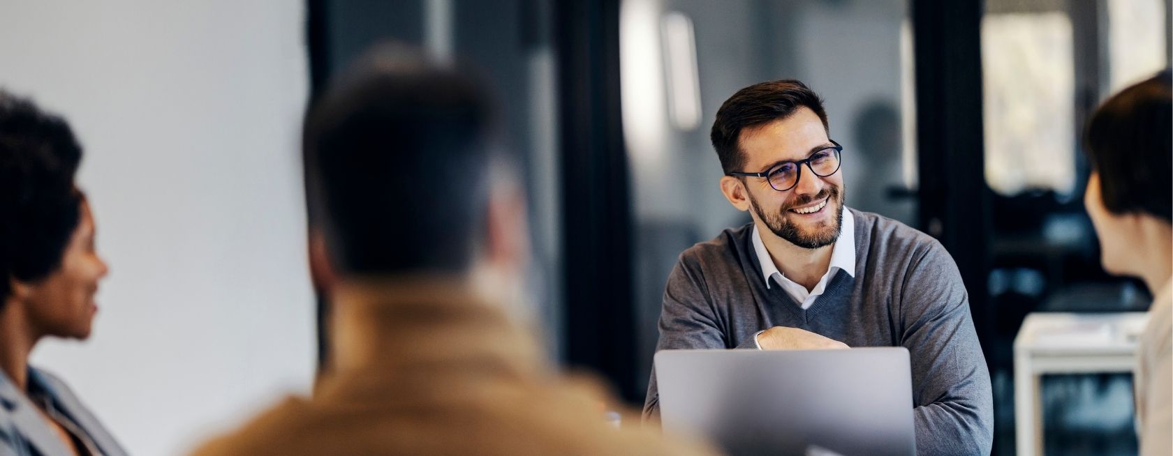 Reunión de negocios sobre la calidad