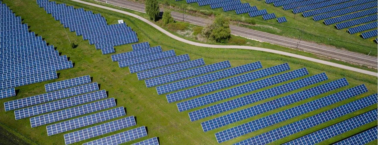 Solar panels Farm